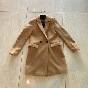 Beige pea coat